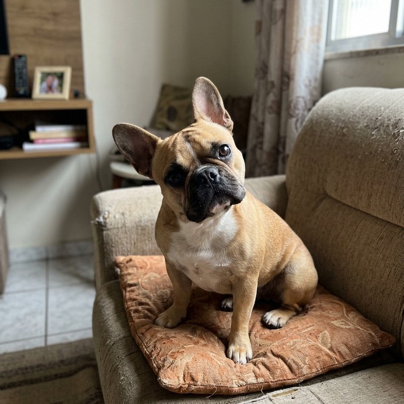 Foto original de um pet, tirada no celular