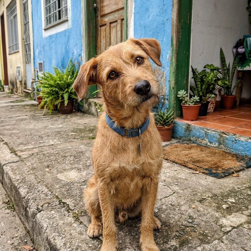 Foto original de um pet, tirada no celular