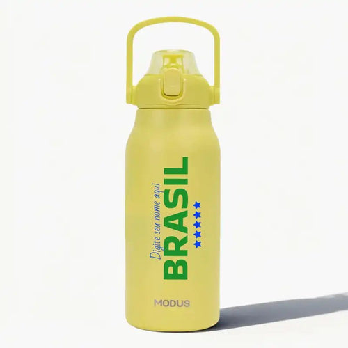 Garrafa - Modus - 1,7L - Amarelo - Copa - Brasil - Vertical - Customizi