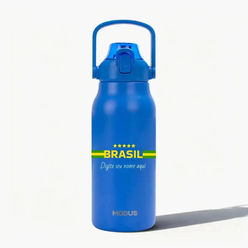 Garrafa - Modus - 1,7L - Azul - Copa - Brasil - Horizontal - Customizi