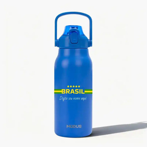 Garrafa - Modus - 1,7L - Azul - Copa - Brasil - Horizontal - Customizi