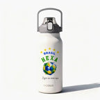 Garrafa - Modus - 1,7L - Branco - Copa - bola - aquarela - Customizi