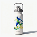 Garrafa - Modus - 1,7L - Branco - Copa - Jogador - aquarela - Customizi
