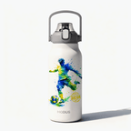 Garrafa - Modus - 1,7L - Branco - Copa - Jogador - aquarela - Customizi