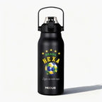 Garrafa - Modus - 1,7L - Preto - Copa - Bola - Aquarela - Customizi