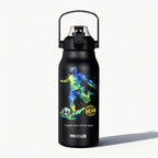 Garrafa - Modus - 1,7L - Preto - Copa - Jogador - Aquarela - Customizi