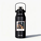 Garrafa - Modus - 1,7L - Preto - Namorados - Polaroid - Customizi