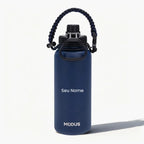 Garrafa Modus 1L Azul Texto Horizontal - customizi