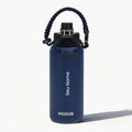 Garrafa Modus 1L Azul Texto Vertical - customizi