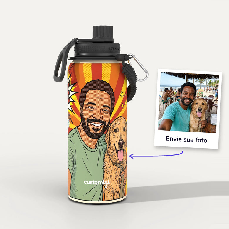 Garrafa Térmica 1L Pop Art