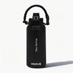 Garrafa Modus 1L Preto - Texto Vertical - customizi