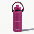 Garrafa Modus 1L Rosa Texto Horizontal - customizi