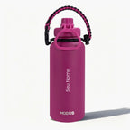 Garrafa Modus 1L Rosa Texto Vertical - customizi
