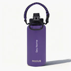 Garrafa Modus 1L Roxa Texto Vertical - customizi