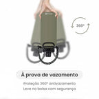 Garrafa Modus 1L Verde Oliva Texto Vertical - customizi