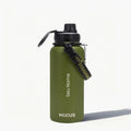 Garrafa Modus 1L Verde Texto Vertical - customizi