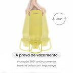 Garrafa Térmica Modus 1,7L Amarela Texto Vertical - customizi
