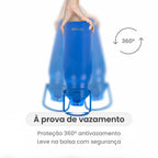 Garrafa Térmica Modus 1,7L Azul Texto horizontal - customizi