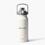 Garrafa Térmica Modus 1,7L Branca Texto horizontal - customizi