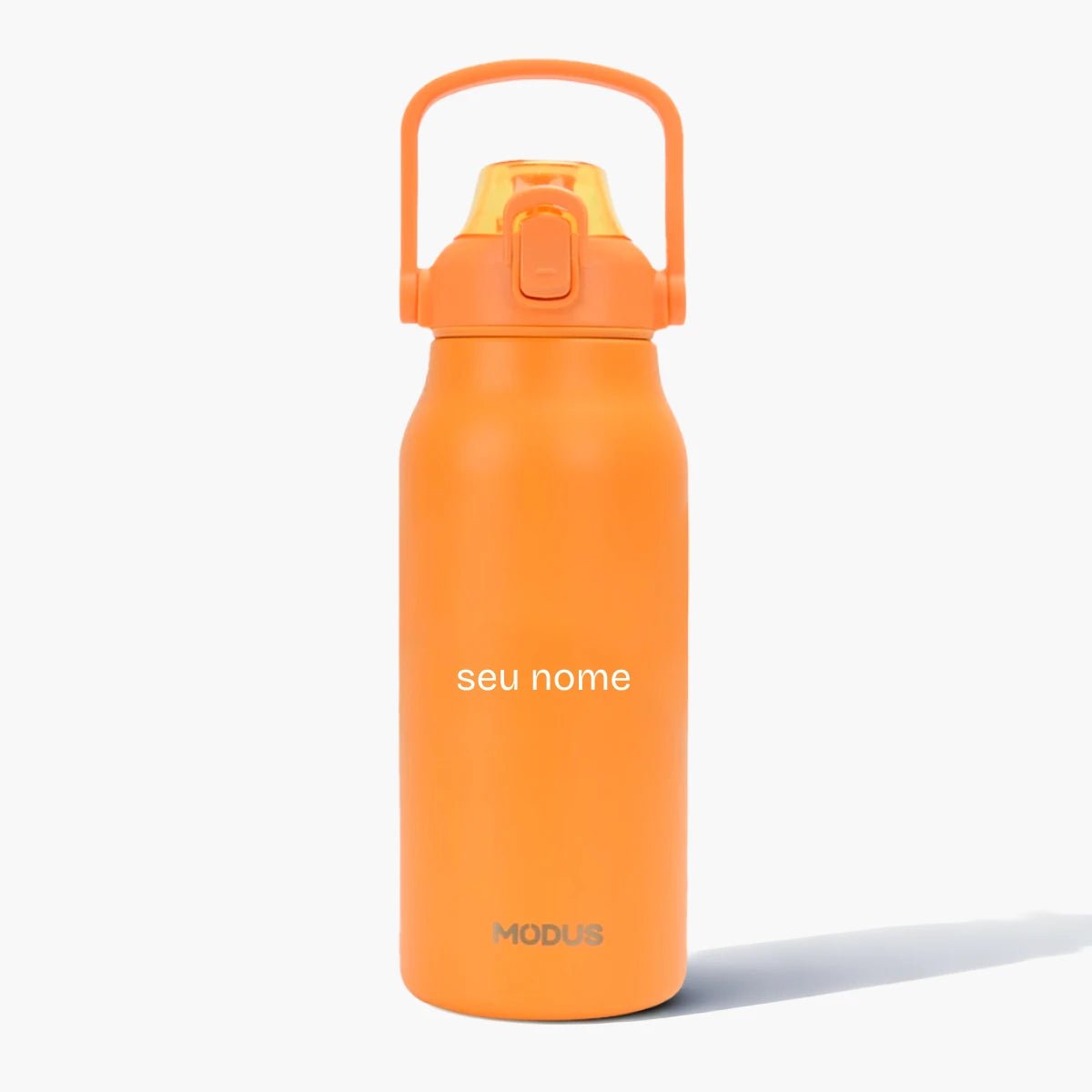 Garrafa Térmica Modus 1,7L Laranja Texto horizontal - customizi
