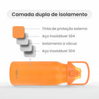 Garrafa Térmica Modus 1,7L Laranja Texto Vertical - customizi