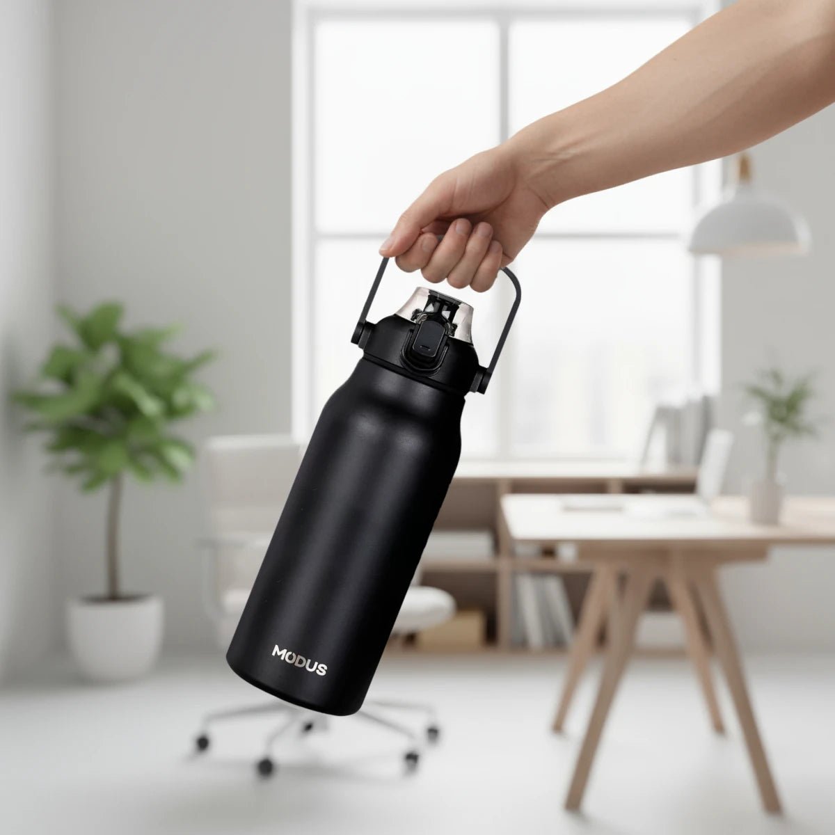 Garrafa Térmica Modus 1,7L Preta Esporte - customizi