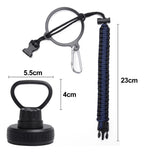 Modus 950ml Garrafa Térmica Inox 304 Com Alça Paracord Azul - marinho - Customizi