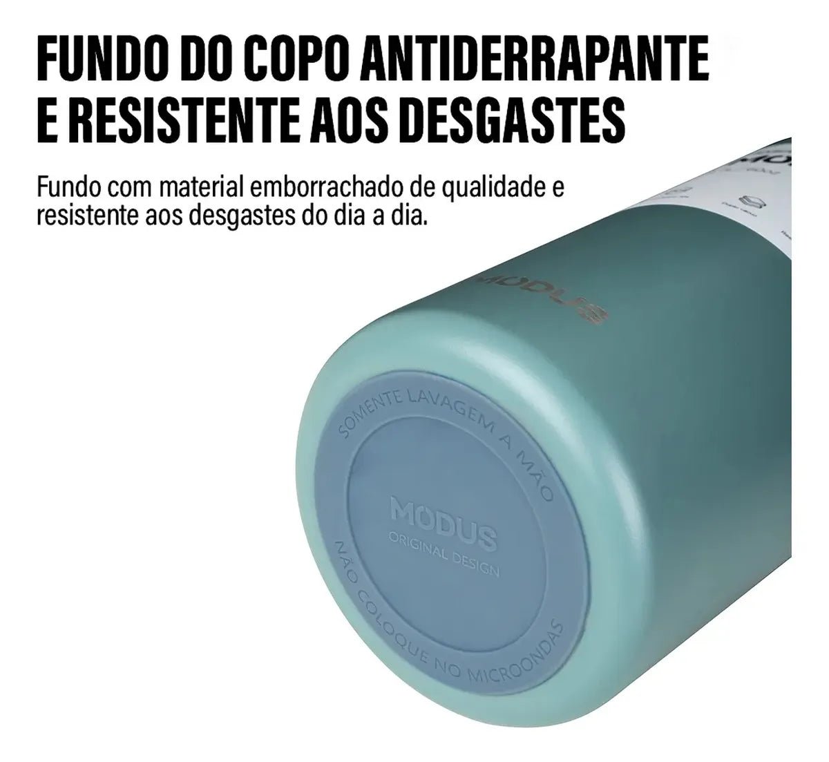 Modus Garrafa Térmica 1,7L Isolamento A Vácuo Azul Petróleo - Customizi