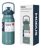Modus Garrafa Térmica 1,7L Isolamento A Vácuo Azul Petróleo - Customizi
