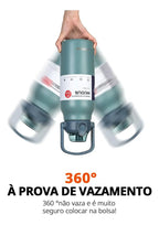 Modus Garrafa Térmica 1,7L Isolamento A Vácuo Azul Petróleo - Customizi