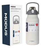 Modus Garrafa Térmica 1,7L Isolamento A Vácuo Branco - Customizi