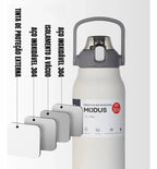 Modus Garrafa Térmica 1,7L Isolamento A Vácuo Branco - Customizi
