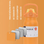 Modus Garrafa Térmica 1,7L Isolamento A Vácuo Laranja - Customizi