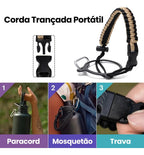 Modus Garrafa Térmica 950ml Aço Inox 304 Com Alça Paracord Cor Caqui - Customizi