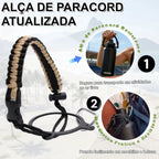 Modus Garrafa Térmica 950ml Aço Inox 304 Com Alça Paracord Cor Caqui - Customizi