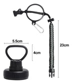 Modus Garrafa Térmica 950ml Aço Inox 304 Com Alça Paracord Cor Verde Oliva - Customizi