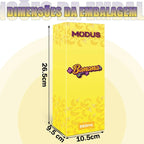 Modus Garrafa Térmica 950ml Aço Inox 304 Com Base De Silicone e Alça Paracord Amarelo Banana - Customizi