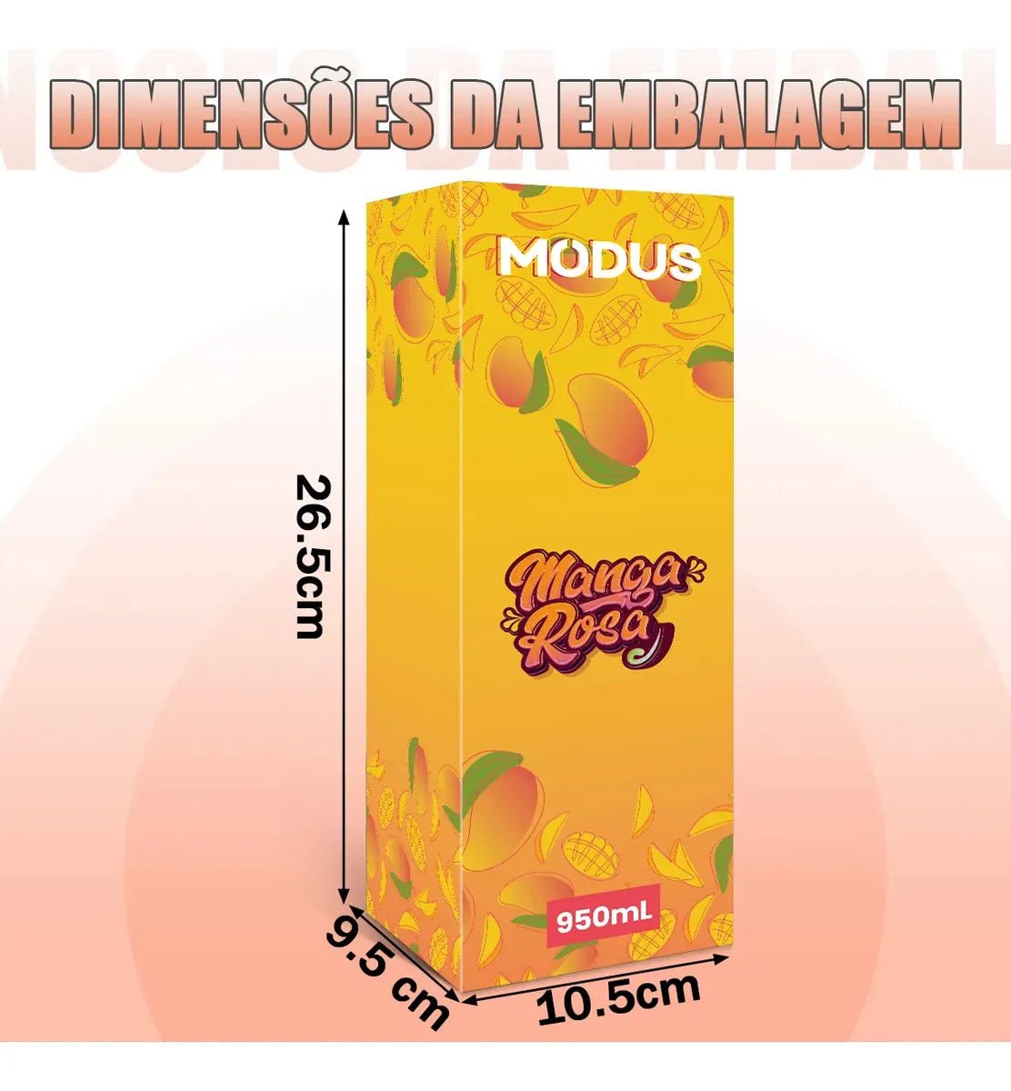 Modus Garrafa Térmica 950ml Aço Inox 304 Com Base De Silicone e Alça Paracord Laranja Manga Rosa - Customizi