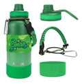 Modus Garrafa Térmica 950ml Aço Inox 304 Com Base De Silicone e Alça Paracord Verde Limão - Customizi