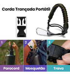 Modus Garrafa Térmica Inox 950ml Com Alça Paracord Verde - musgo - Customizi