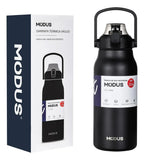 Modus Garrafa Térmica1,7L Isolamento A Vácuo Preta - Customizi
